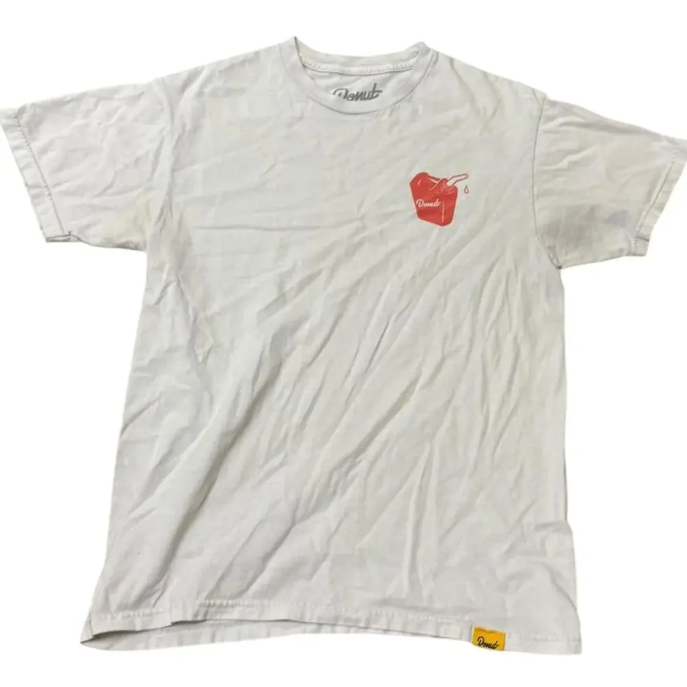 Donut Media Oil Crisis ’73 World Tour Graphic Tee White Size M - Picture 2 of 5